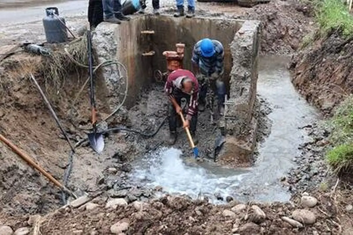 علت قطعی آب شرب در منطقه پشت بازار خرم‌آباد مشخص شد