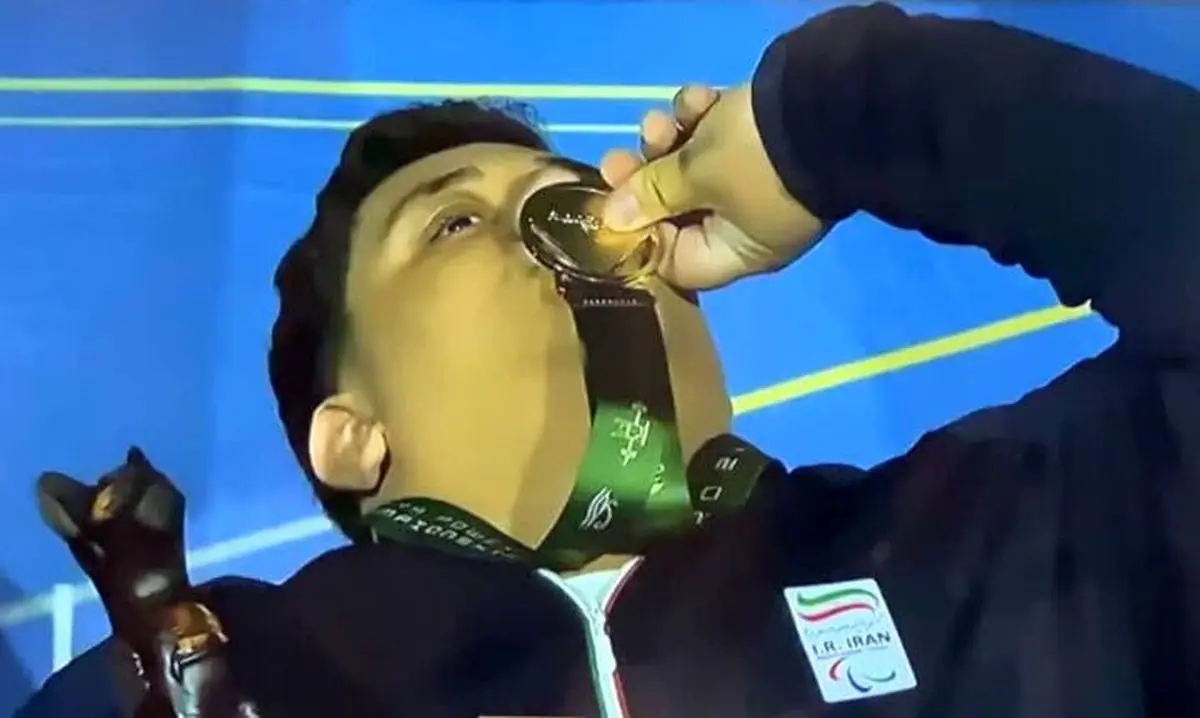 مدال طلای فوق سنگین وزنه برداری به ایران رسید