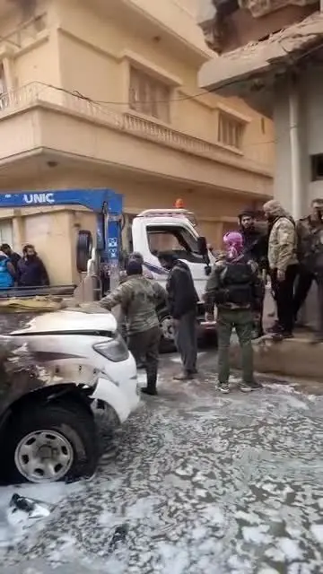 ببینید| تصویری از انفجار خودروی بمب گذاری شده در بوکمال سوریه 