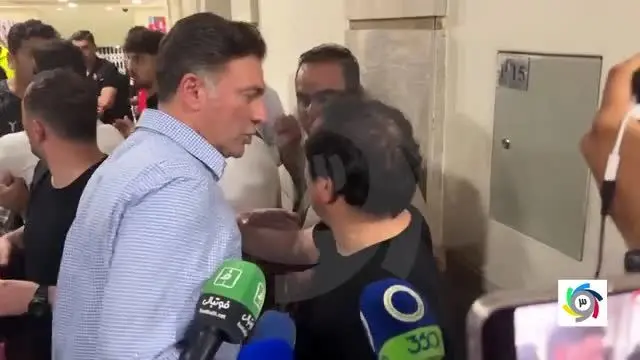 ببینید| داد و فریاد خداداد عزیزی؛ فحش خواهر و مادر دادید و با سنگ زدید 