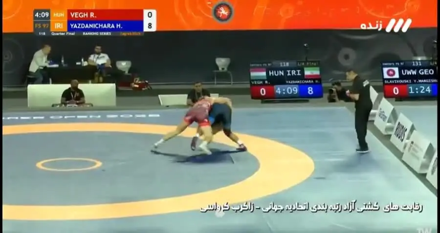 حسن یزدانی به نیمه‌نهایی رفت