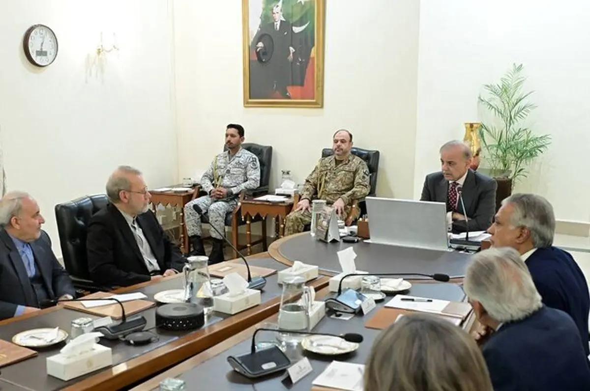 جزئیات دیدار لاریجانی با نخست‌وزیر پاکستان+ فیلم