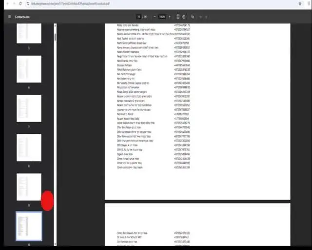ببینید| حنظله بیش از ۱۴۰ صفحه شماره تلفن از مقامات ارشد اسرائیل منتشر کرده است