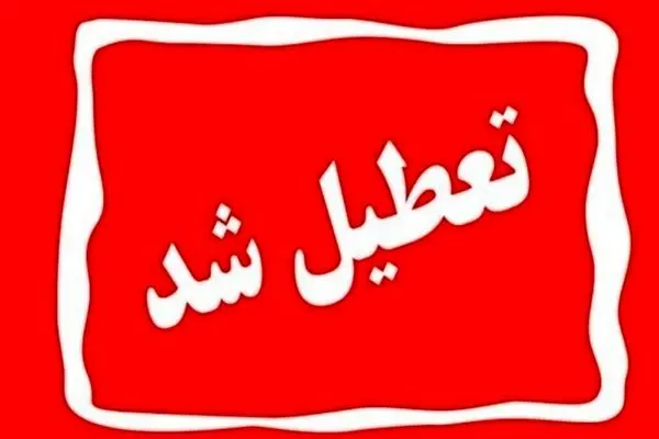 مدارس و دانشگاه‌های کردستان شنبه ۱۵ آذر تعطیل شد