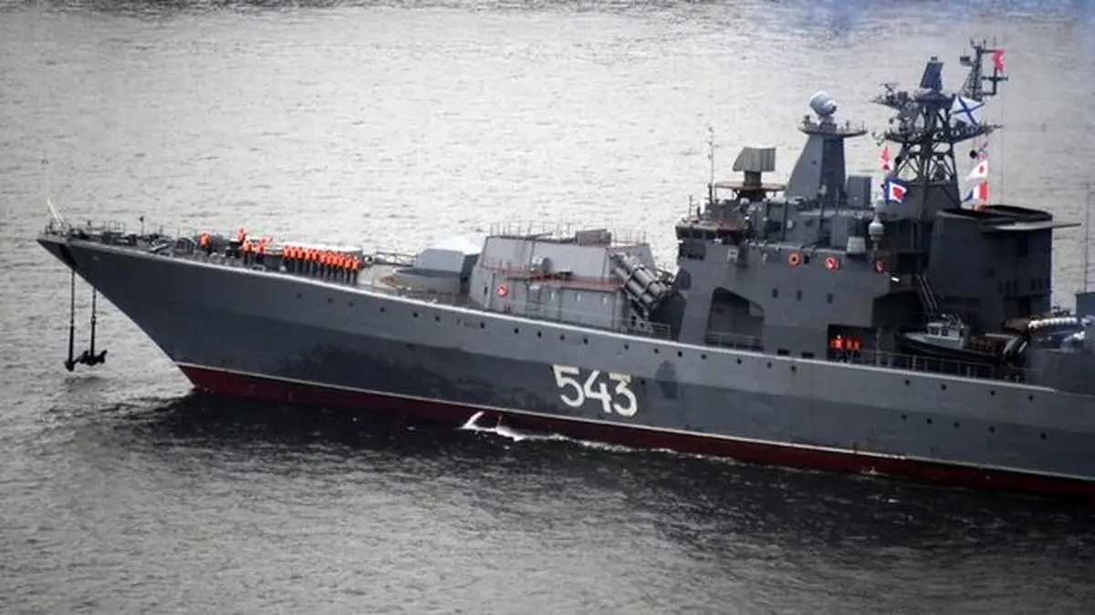 رزم‌ناو روسیه به دلیل اصابت موشکهای اوکراینی غرق شد