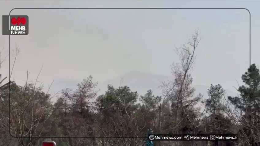 ببینید| حمله دقایقی قبل به مناطق مسکونی مجاور بیمارستان بعثت