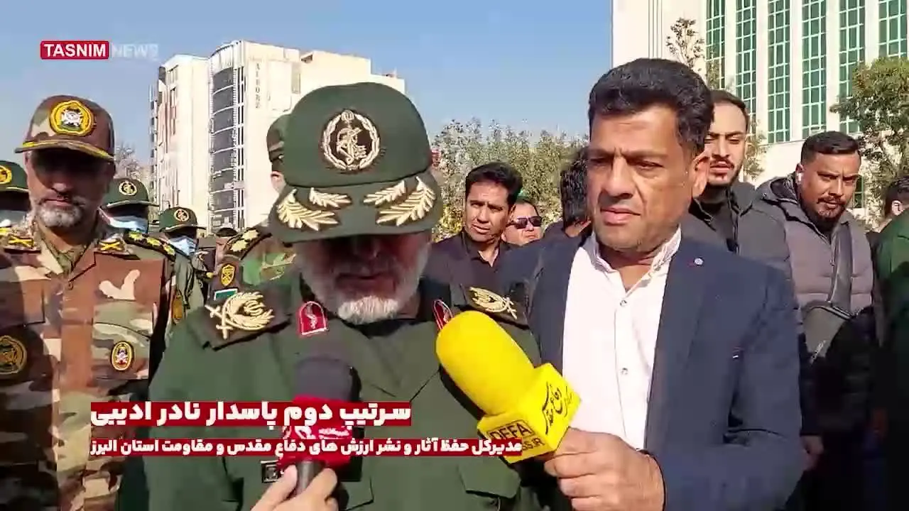 ببینید| طنین نوای «شهید گمنام، سلام» در کرج