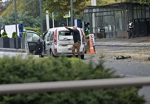 اولین تصاویر از حمله انتحاری در وزارت کشور ترکیه + عکس