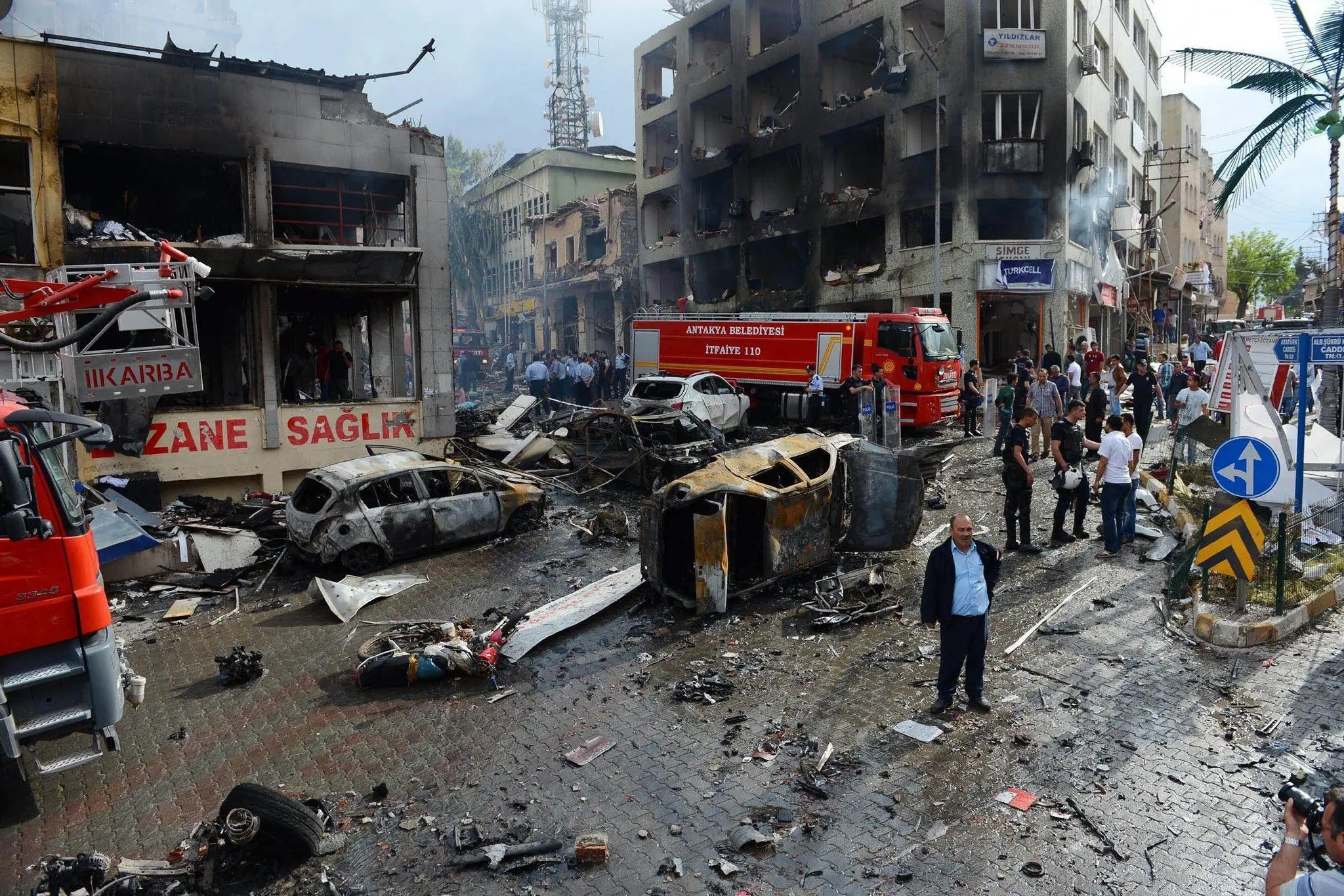 لحظه وقوع انفجار در استانبول ترکیه+ ویدئو