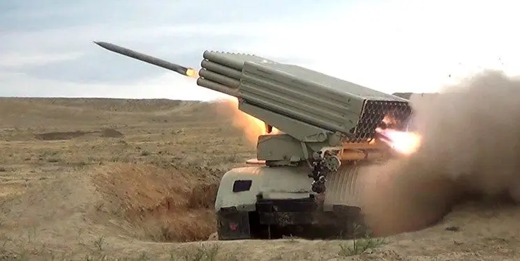 رزمایش راکتی-توپخانه‌ای جمهوری آذربایجان با مهمات واقعی