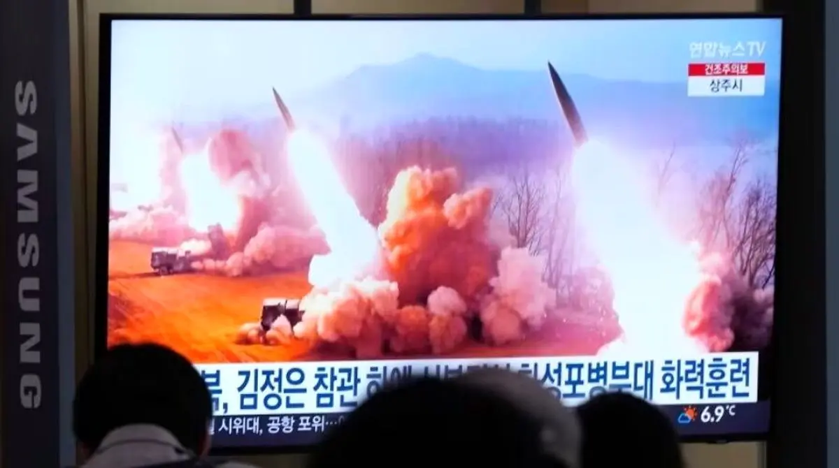 ببینید| آزمایش موشکی جدید کره شمالی در دریا
