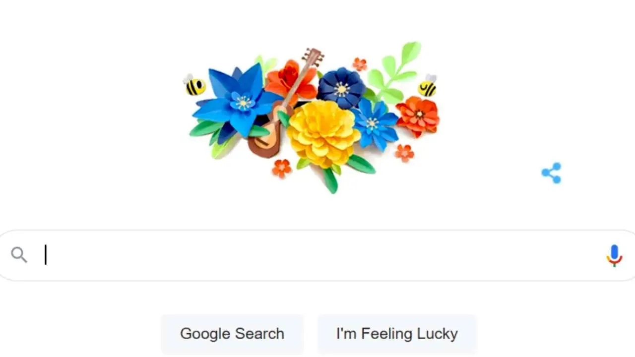 گوگل با تغییر لوگوی خود به استقبال نوروز ۱۴۰۱ رفت
