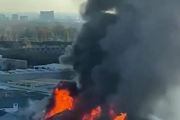 آتش‌سوزی عظیم در غرب لندن