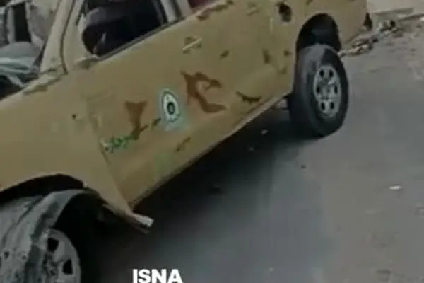 ببینید| تصاویری از سانحه رانندگی در هنگ مرزی که منجر به شهادت ۲ مامور مرزبانی شد