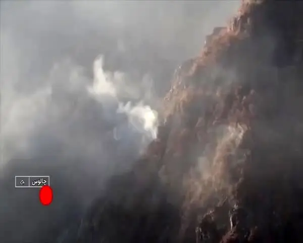 ببینید| آخرین تصاویر از اطفای حریق در جنگل الیت چالوس