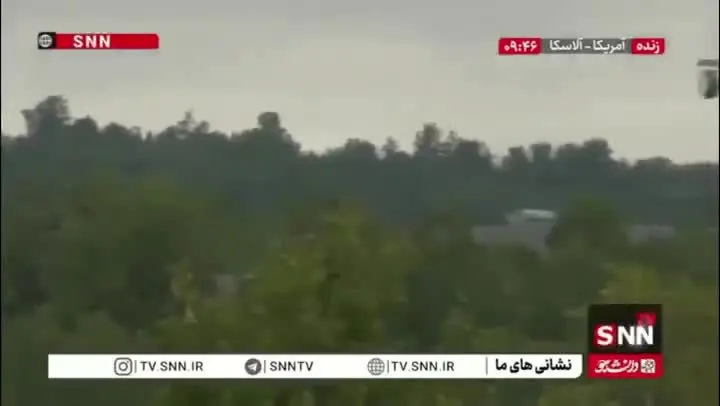 ببینید| هواپیمای پوتین در انکوریج فرود آمد