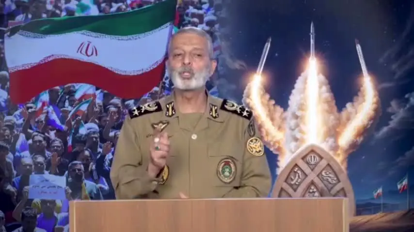 پیام ویدئویی سرلشکر موسوی رئیس ستاد کل نیروهای مسلح خطاب به مردم