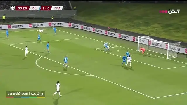 ببینید| خلاصه بازی ایسلند مقابل فرانسه