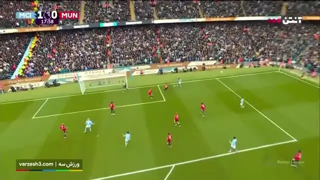 گل اول منچسترسیتی به منچستریونایتد + ویدئو