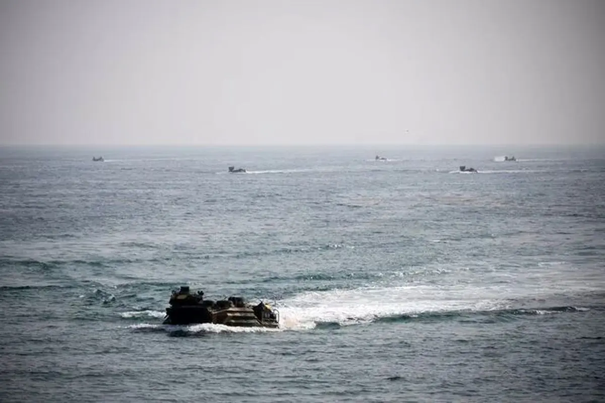 رزمایش دریایی آمریکا و کره‌جنوبی و ژاپن برای مقابله با کره شمالی