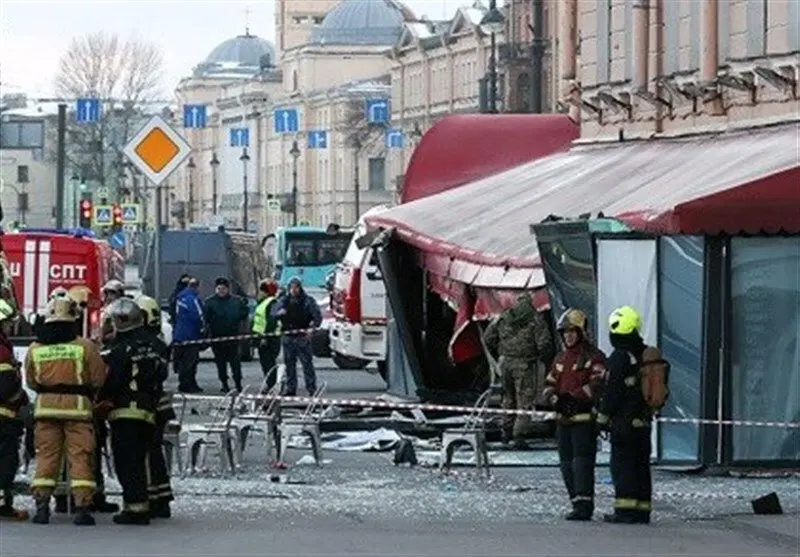 شمار قربانیان انفجار کافه در سن‌پترزبورگ به 32 نفر افزایش یافت / مظنون انفجار بازداشت شد