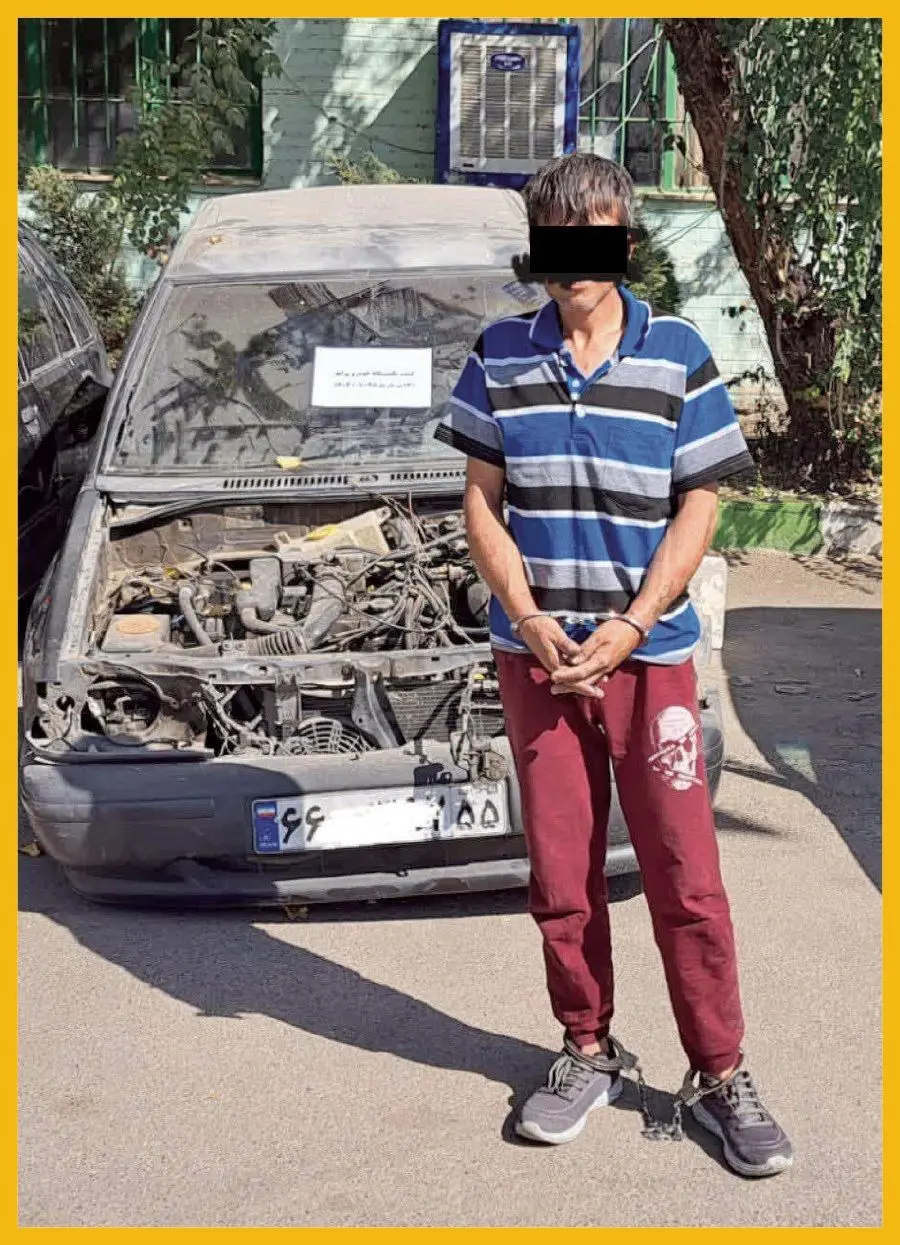 سرقت،انتظامي،پرايد،پليس،ادامه،مشهد،رضويه،خودروي،قطعات،خودروه ...