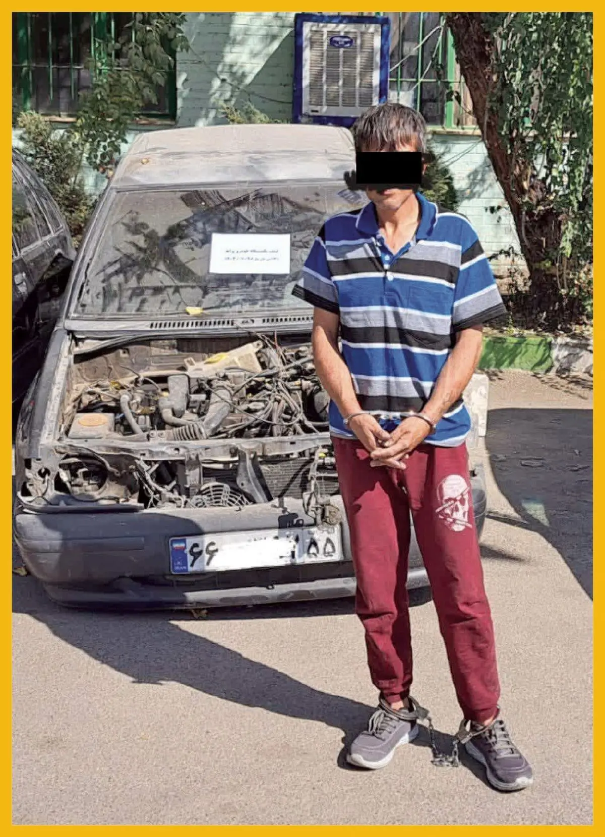 پلیس، شکارچی خودروها را شکار کرد