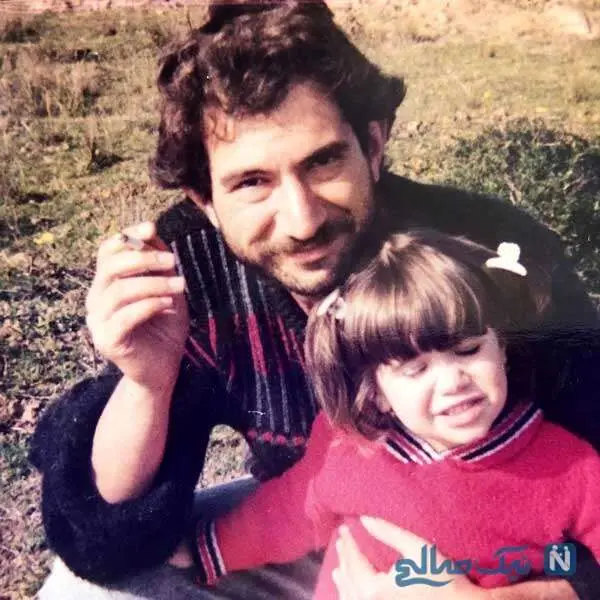 تصویری دیده نشده از آتیلا پسیانی در آغوش پدرش