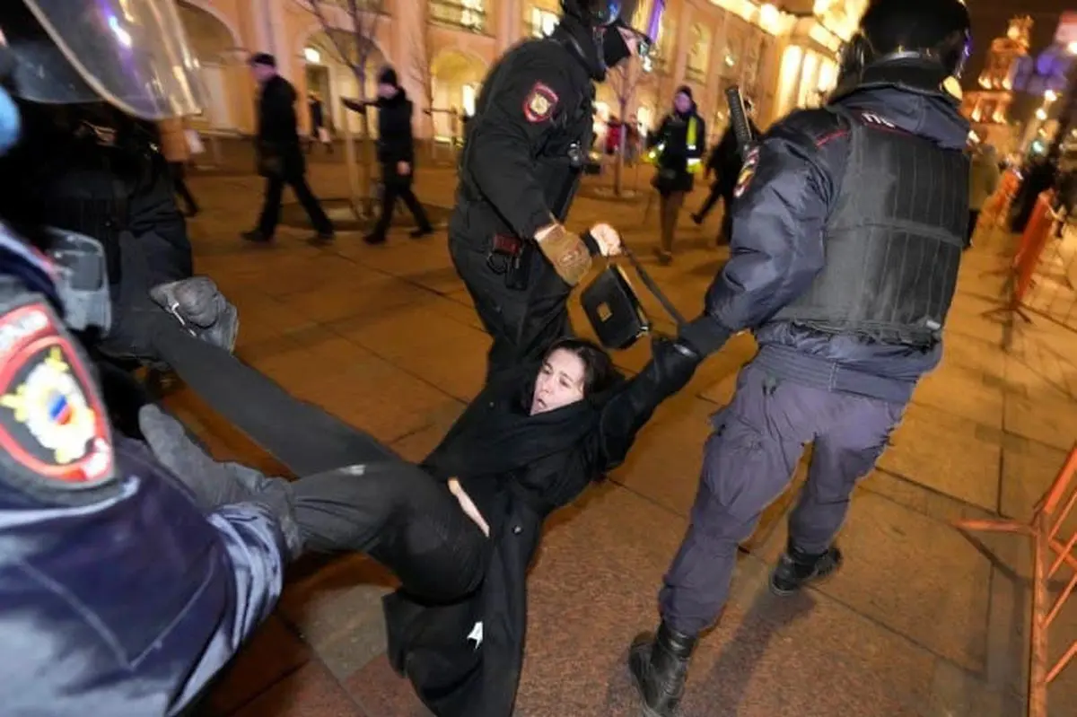 اعتراضات ضدجنگ در روسیه