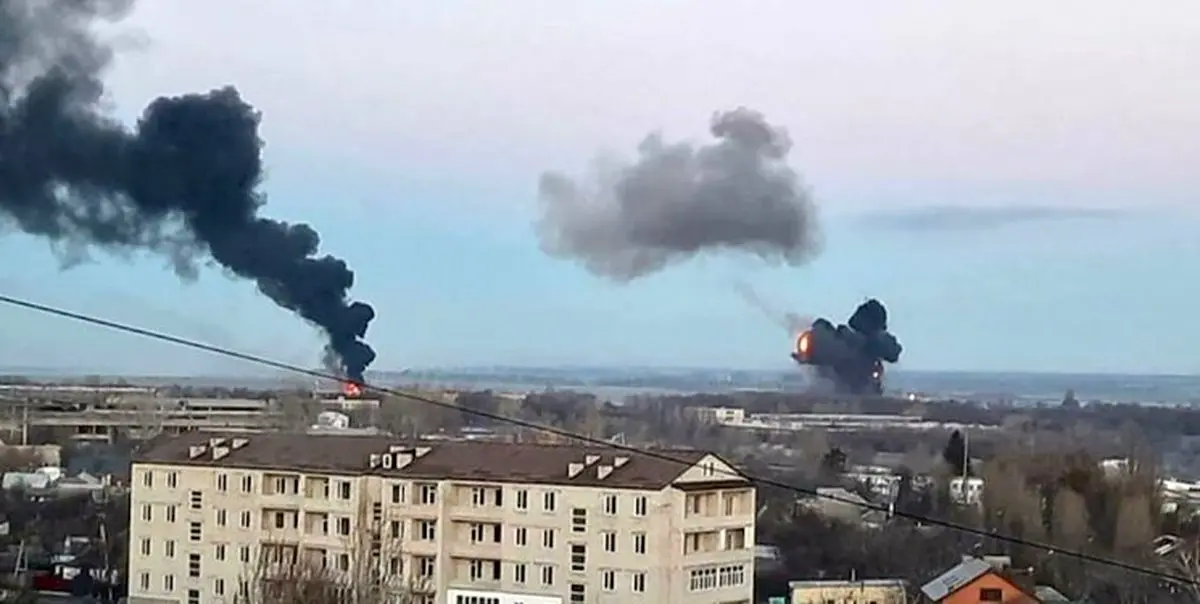 انفجار در دو فرودگاه نظامی روسیه