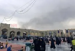 دلیل مشاهده دود غلیظ در حرم مطهر رضوی اعلام شد