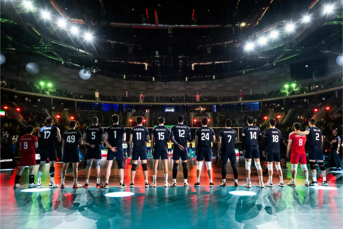 والیبال ایران توان رقابت با برزیل را نداشت