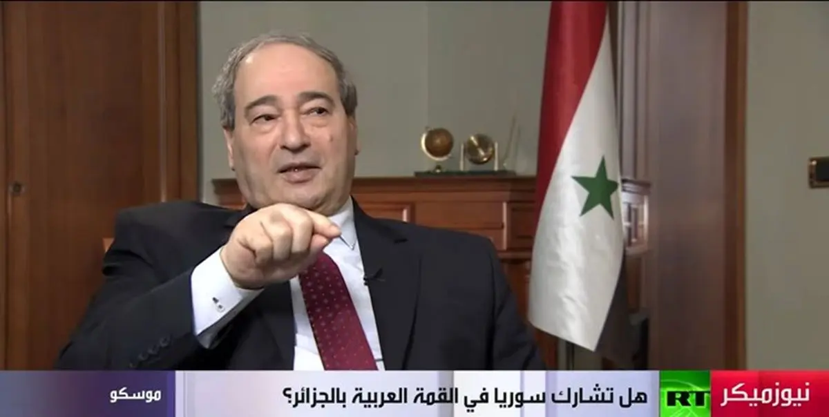 وزیر خارجه سوریه پس از ۱۲ سال وارد مصر شد