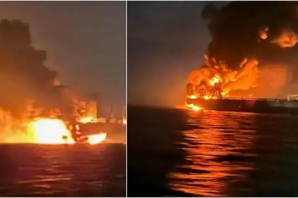 ترکیه: 2 نفت‌کش روسی در دریای سیاه احتمالا هدف مین‌گذاری، حمله پهپادی یا موشکی قرار گرفته‌اند