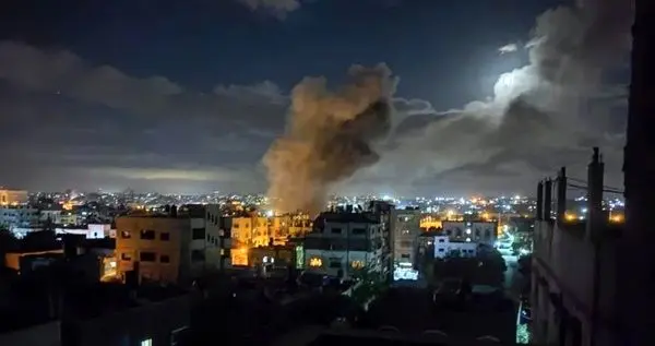 حمله گسترده هوایی و توپخانه‌ای رژیم صهیونیستی به نوار غزه