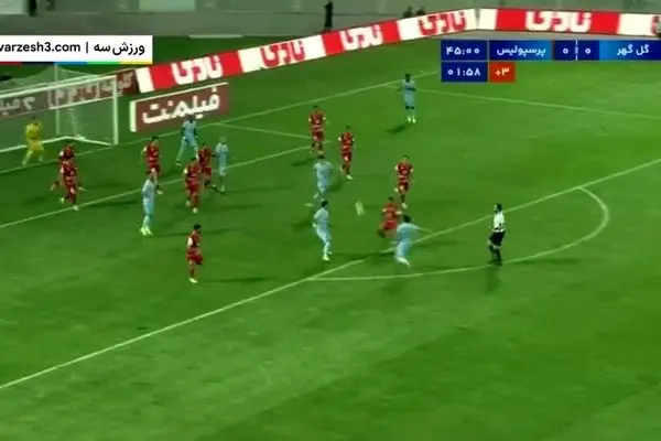 خلاصه بازی گل گهرسیرجان 0 - پرسپولیس 1 + ویدئو