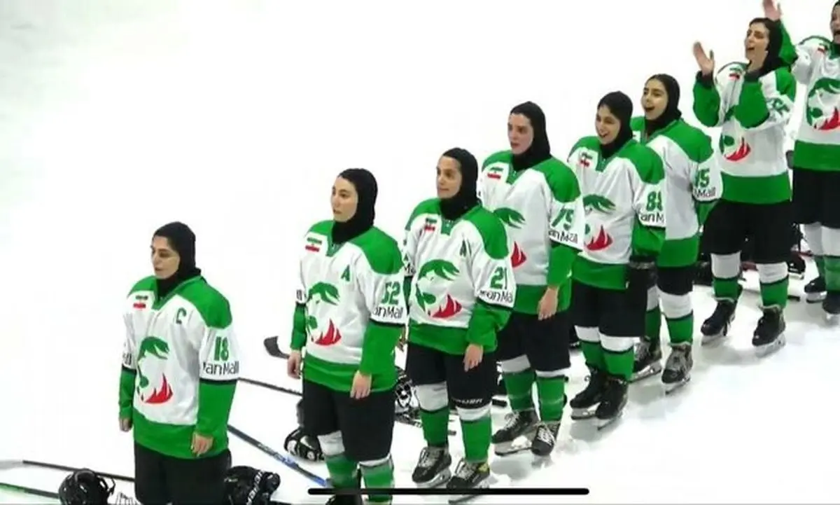 تیم ملی هاکی روی یخ زنان ایران نایب قهرمان آسیا شد