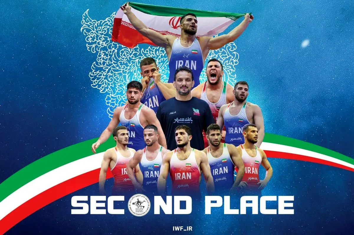 تیم کشتی آزاد امید ایران نایب قهرمان جهان شد