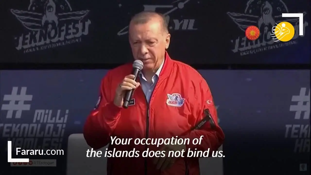 اردوغان به یونان: آماده جنگ باشید که ناگهان بر شما نازل می‌شویم+ ویدئو