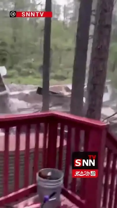 ببینید| سیل شدید در آمریکا