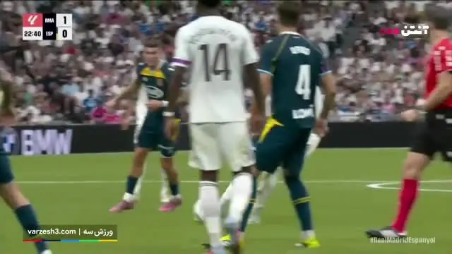 ببینید| سوپرگل میلیتائو؛ گل اول رئال مادرید به اسپانیول