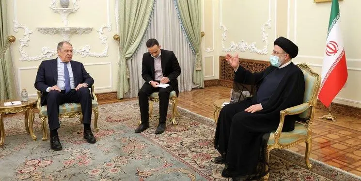 وزیر خارجه روسیه با رئیسی دیدار کرد