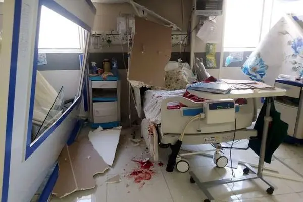 خسارت سنگین به بیمارستان شهدای خلیج فارس بوشهر