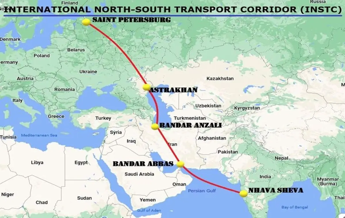 ایران عملیات آزمایشی حمل کالا از کریدور شمال - جنوب را آغاز کرد