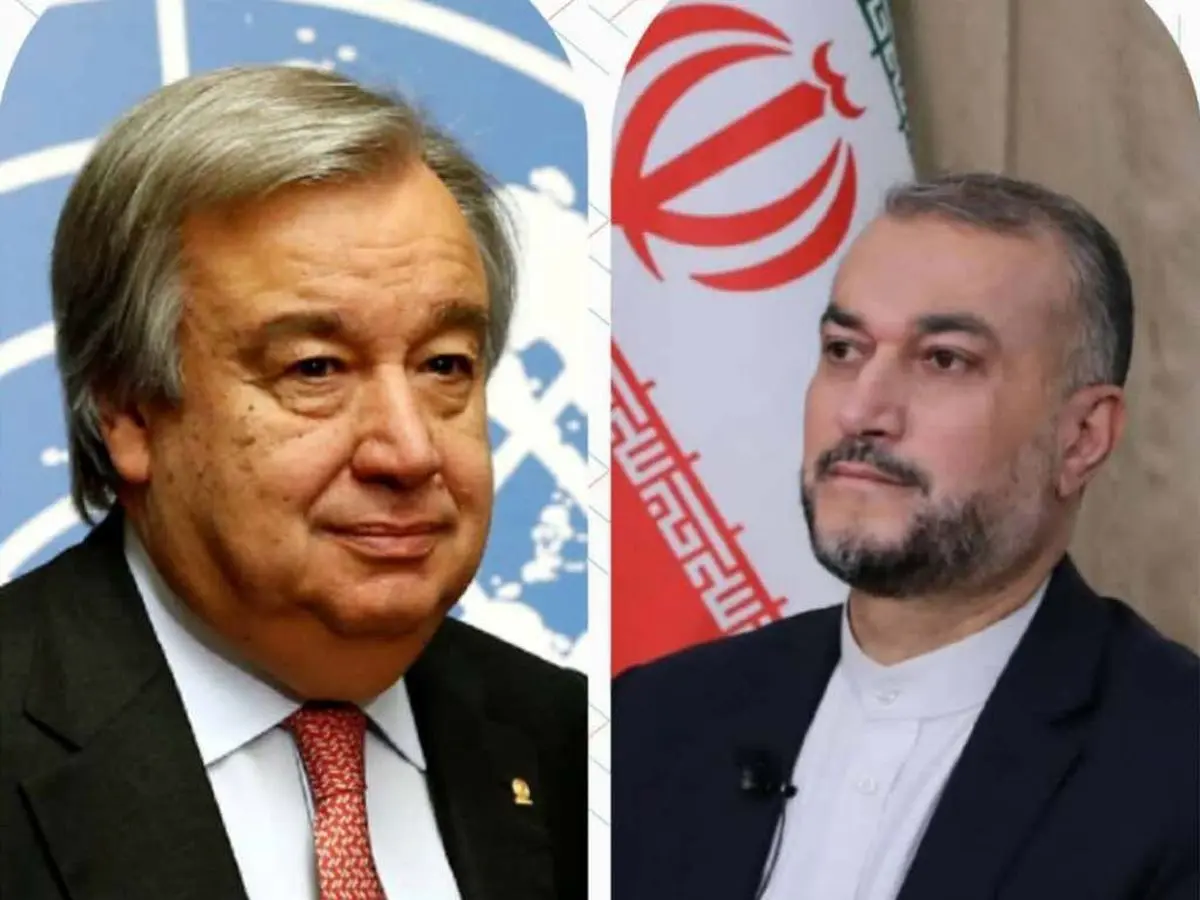 گفتگوی تلفنی دبیر کل سازمان ملل و وزیر خارجه ایران درباره برجام