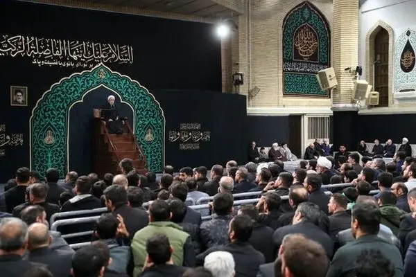 مراسم عزاداری شب شهادت حضرت زهرا (س) در حسینیه امام خمینی (ره)