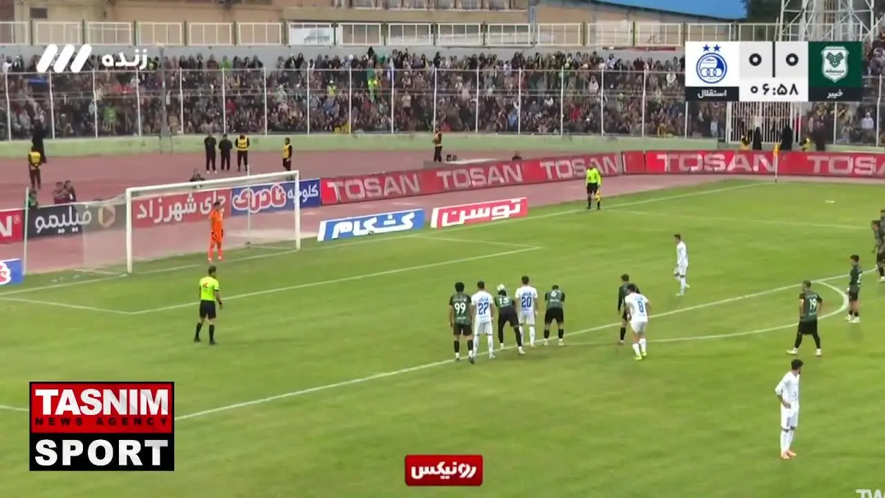 ببینید| گل اول استقلال مقابل خیبر 