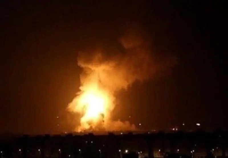انفجار در انبار تسلیحات آمریکا در اربیل