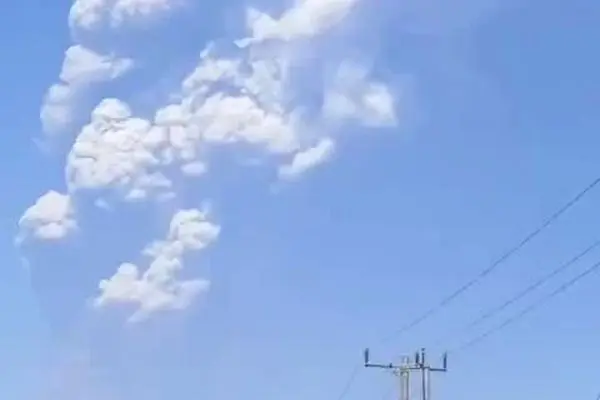 ببینید| فوران آتشفشان اتیوپی برای اولین بار