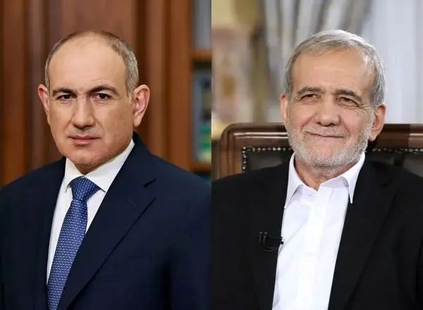 تماس تلفنی پاشینیان با پزشکیان؛ قدردانی ارمنستان از ارزیابی بی‌طرفانه همتای ایرانی و ارائه نتایج مذاکرات واشنگتن به تهران